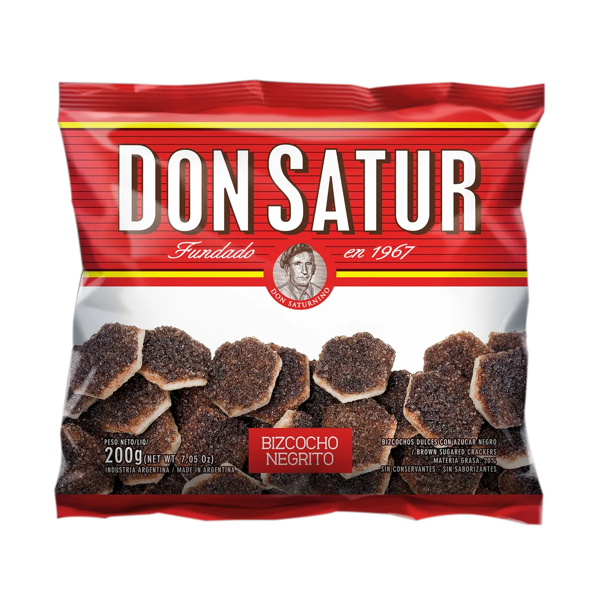 DON SATUR BIZCOCHOS NEGRITO                       