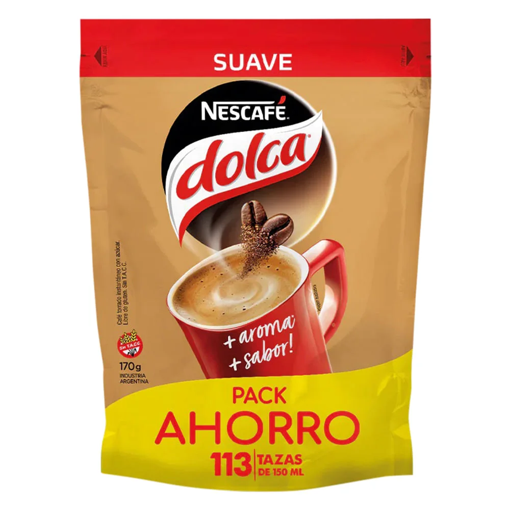 NESCAFE DOLCA CAFE X170G SUAVE                    